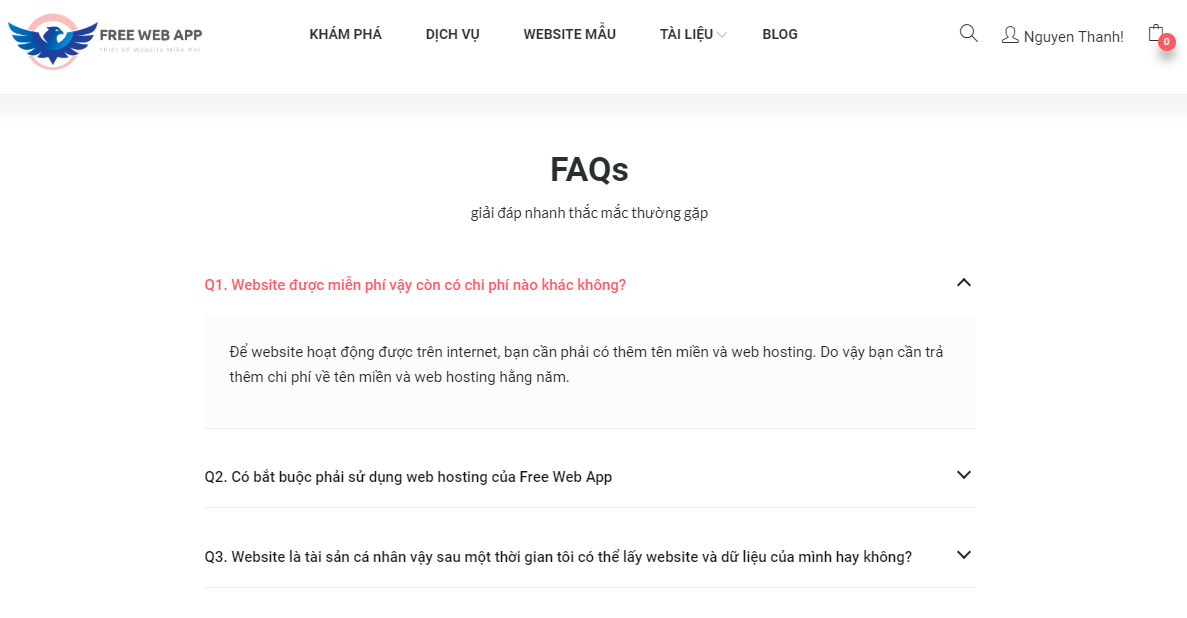 Hướng dẫn sử dụng Block FAQ và Block Tbay Widget heading
