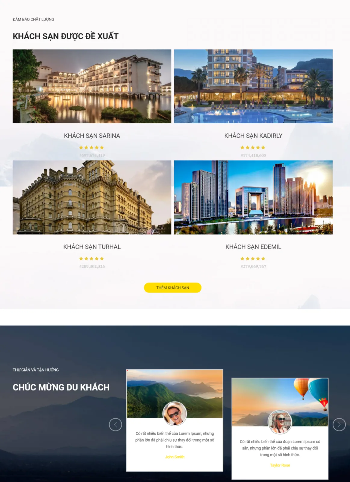 Mẫu thiết kế website tour du lịch chất lượng cao Mẫu thiết kế website tour du lịch chất lượng cao