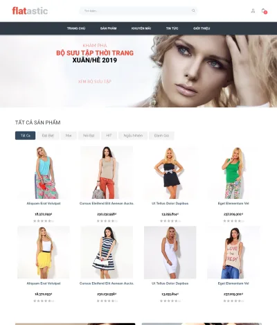 Mẫu website bán hàng thời trang – BH3