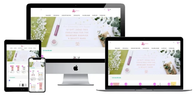 Mẫu Website Shop Bán Mỹ Phẩm - BH6 - Hình ảnh 7