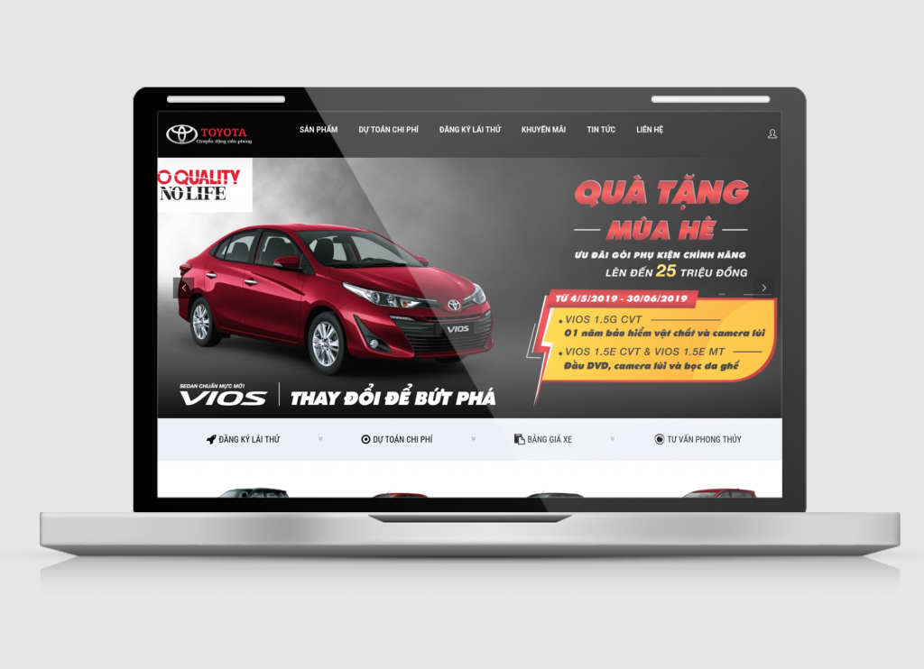 thiết kế website bán ô tô miễn phí