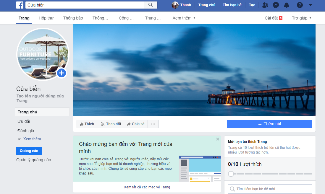 Hướng dẫn tạo fanpage facebook