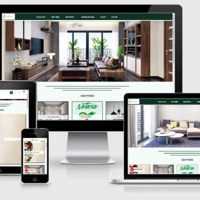 Hình ảnh mẫu web trên các thiết bị