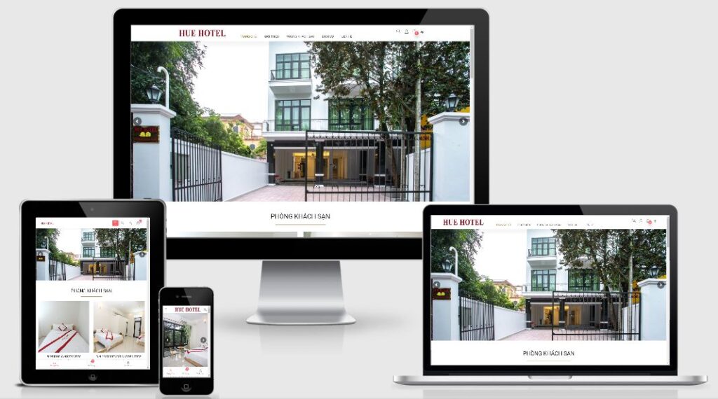 Dự án website khách sạn Huế 3