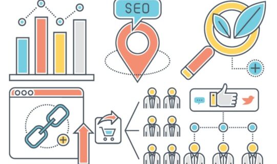 công cụ seo và marketing của mẫu website