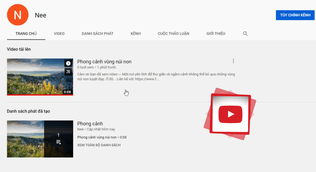 Bài 9: Tạo Youtube Channel, Mẹo ý tưởng làm Video và dẫn link về website