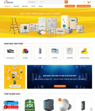 Avatar mẫu website công ty kinh doanh vật tư thiết bị công nghiệp