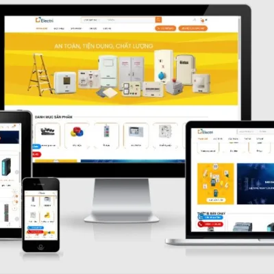 Mẫu website kinh doanh vật tư thiết bị công nghiệp ct5