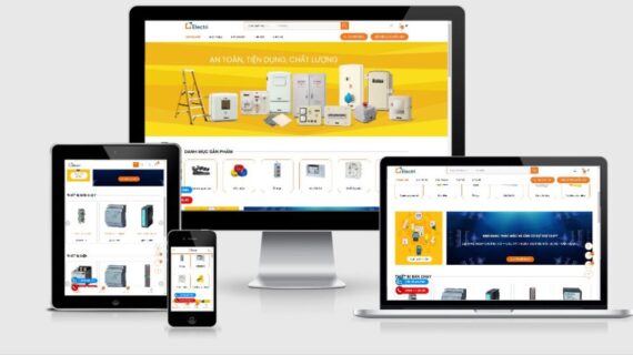 Mẫu website kinh doanh vật tư thiết bị công nghiệp ct5