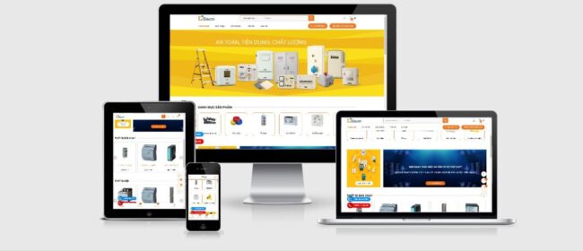 Mẫu website kinh doanh vật tư thiết bị công nghiệp ct5