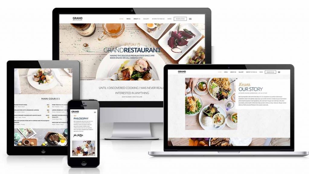 Thiết kế web nhà hàng và tầm quan trọng đối với doanh nghiệp