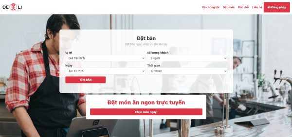 Thiết kế web nhà hàng