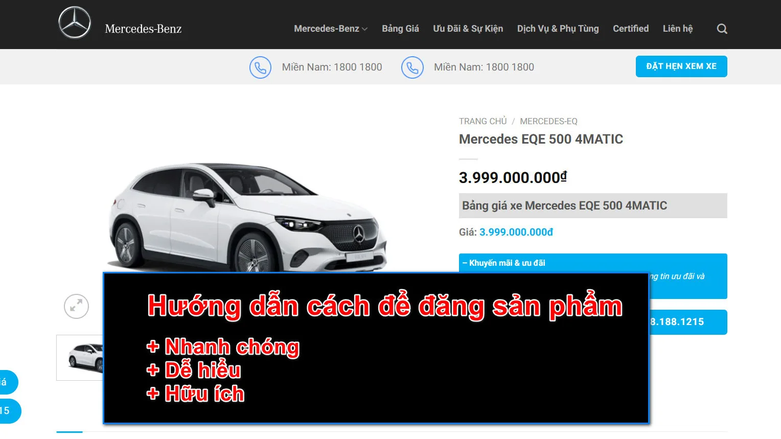 Hướng dẫn cách đăng sản phẩm nhanh